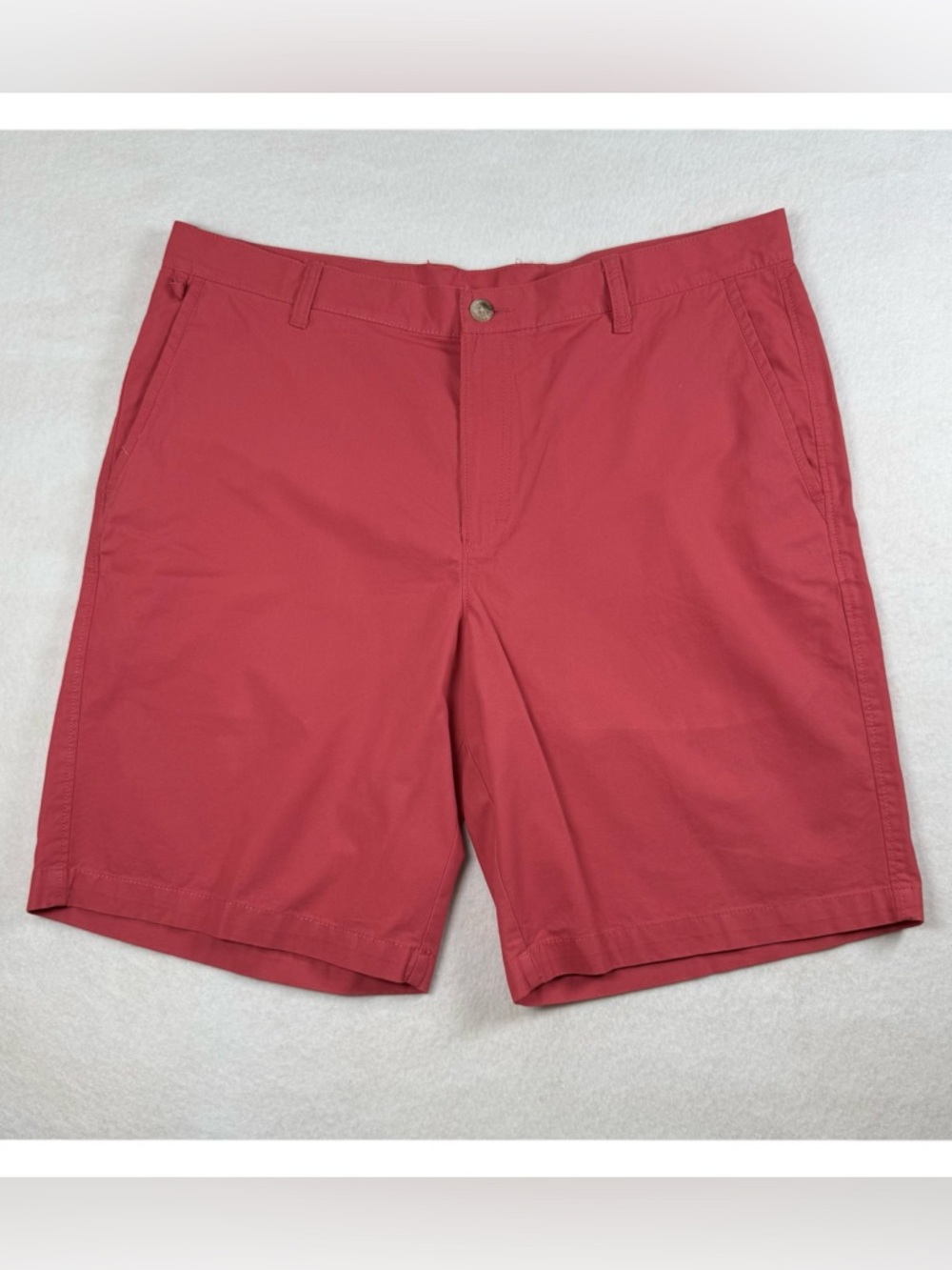 Columbia PFG Performance Fishing Gear Bonehead Red 100% Cotton Shorts Mens 36W